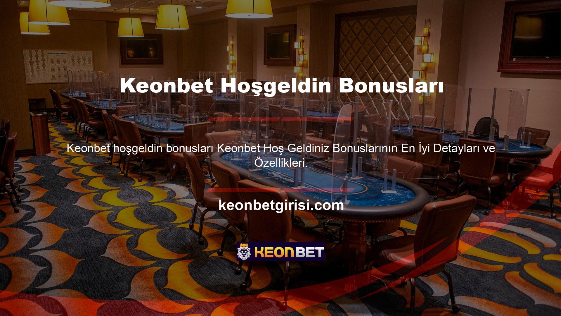 Kayıtlı oyuncuların ve casino severlerin kazanmak istediği bonuslardan biri karşılama bonusu
