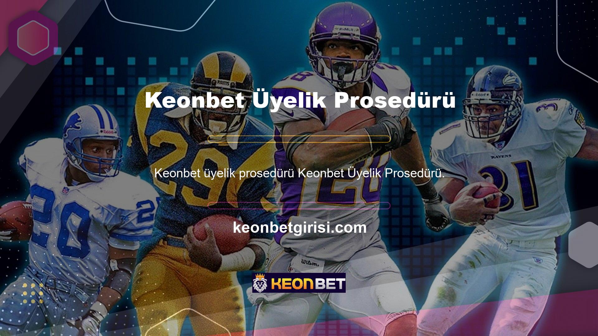 Keonbet üyelik prosedürü çevrimiçi olarak gerçekleştirilir
